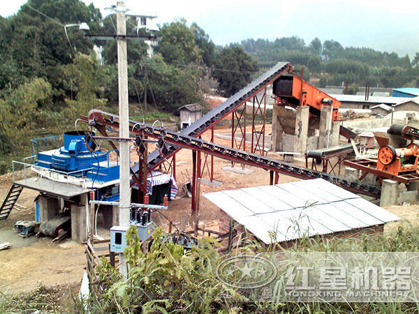 制砂生產線作業現場 制砂生產線作業現場