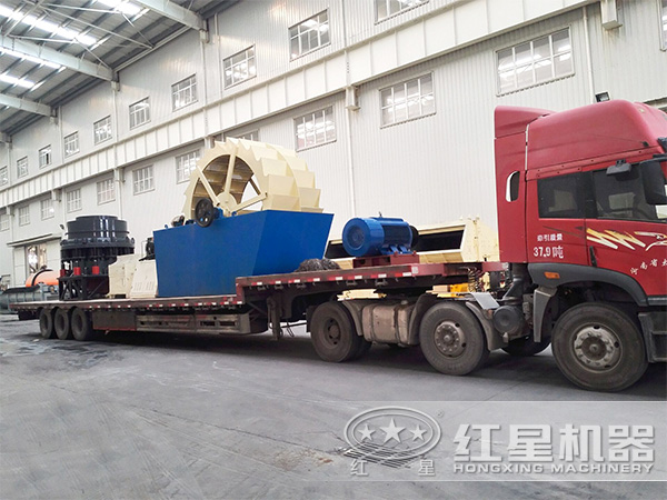 甘肅金昌花崗巖破碎加工項目發貨現場 甘肅金昌花崗巖破碎加工項目發貨現場