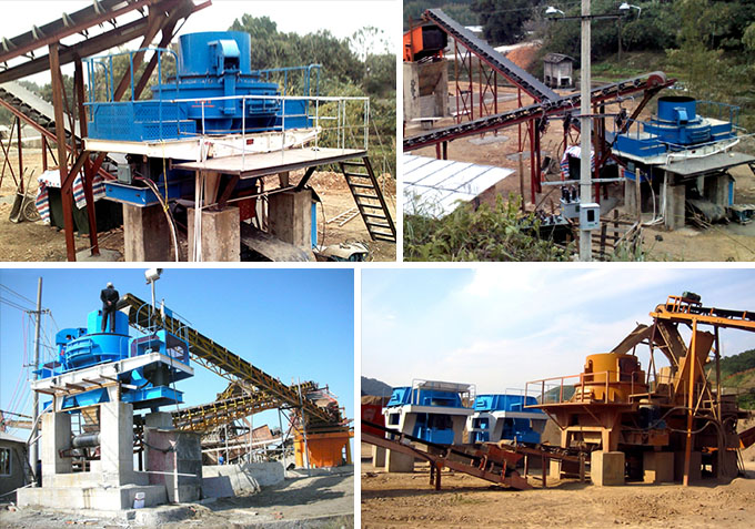 環保沖擊式制砂機生產現場 環保沖擊式制砂機生產現場