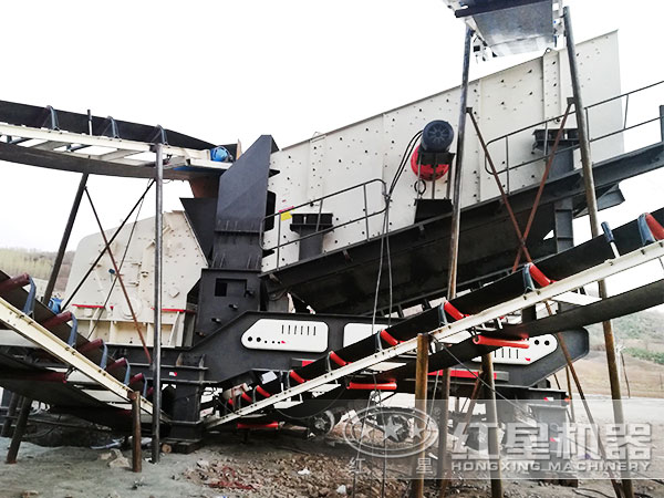 移動破碎站生產線 移動破碎站生產線