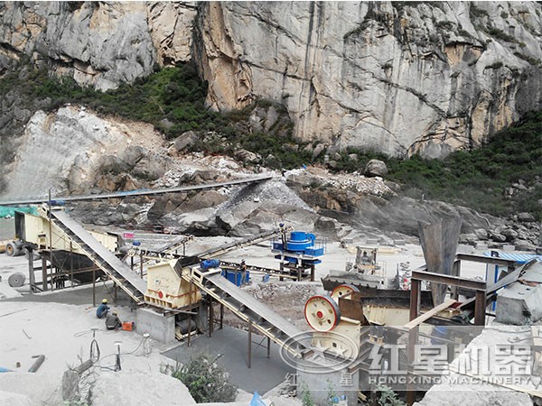 山東制砂生產線作業現場 山東制砂生產線作業現場