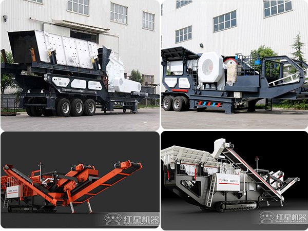 不同類型、配置的車載碎石機(jī)械 不同類型、配置的車載碎石機(jī)械