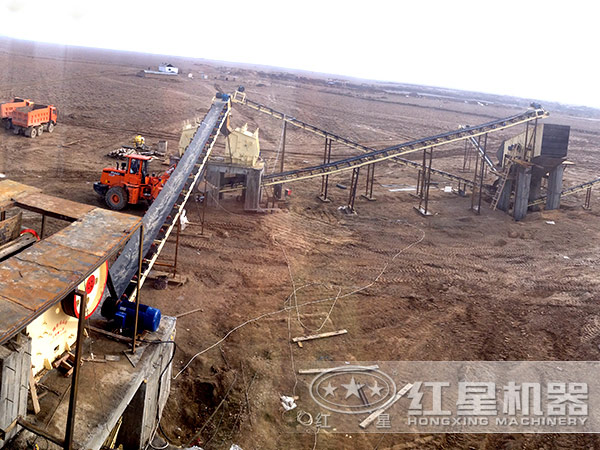 石灰?guī)r細碎機生產現場 石灰?guī)r細碎機生產現場