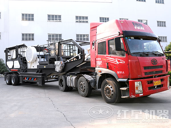 混凝土車載移動磕石機發貨 混凝土車載移動磕石機發貨