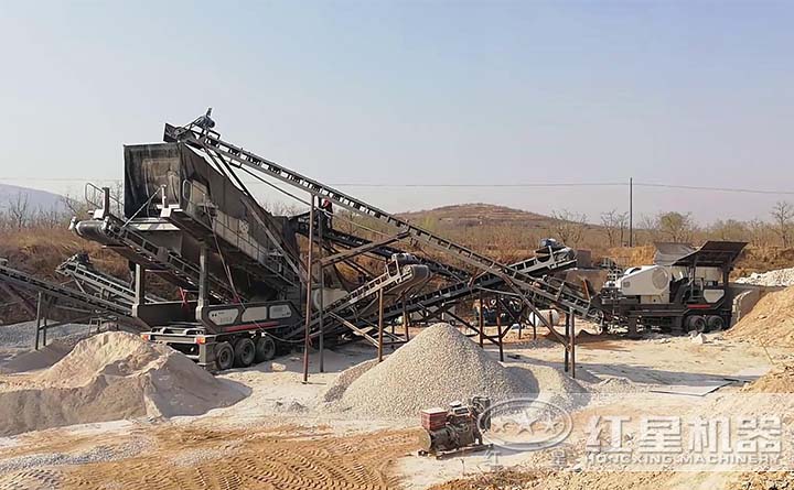 石頭移動鄂破機客戶現場 石頭移動鄂破機客戶現場