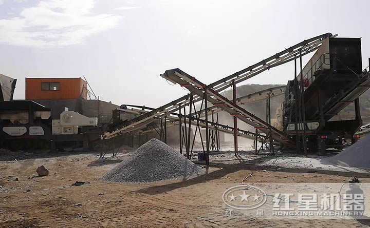 移動石料機客戶現場 移動石料機客戶現場