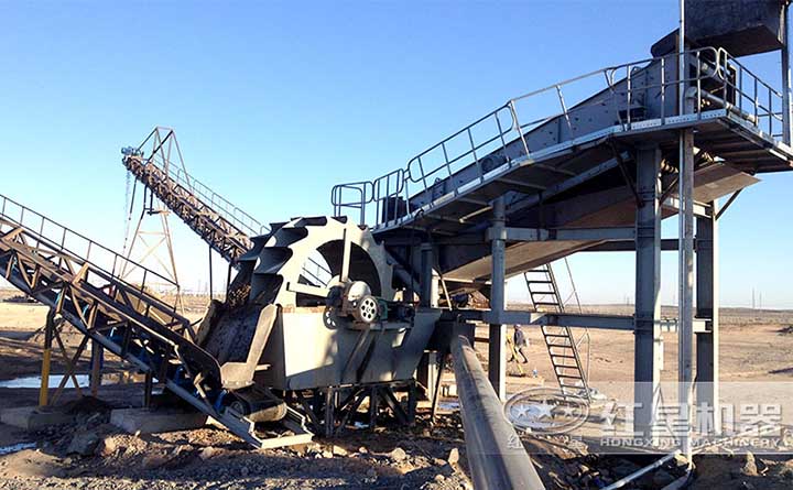 洗石機(jī)客戶現(xiàn)場 洗石機(jī)客戶現(xiàn)場