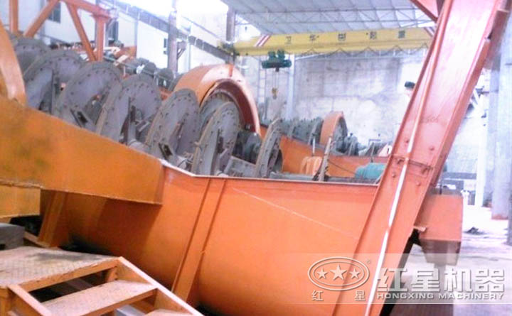 螺旋洗砂機客戶現場 螺旋洗砂機客戶現場