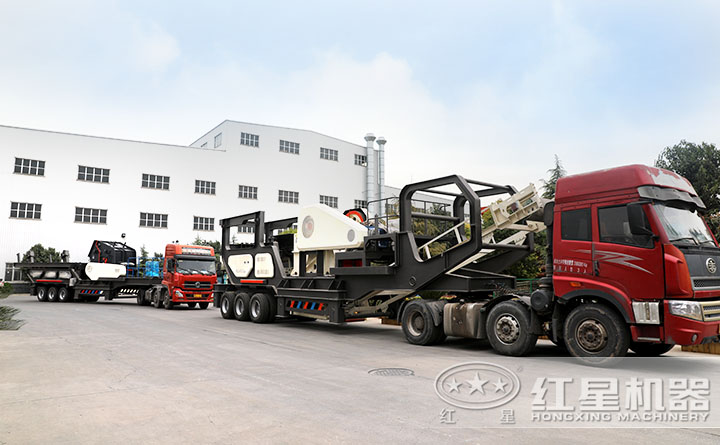 多臺移動式打沙機發貨現場 多臺移動式打沙機發貨現場