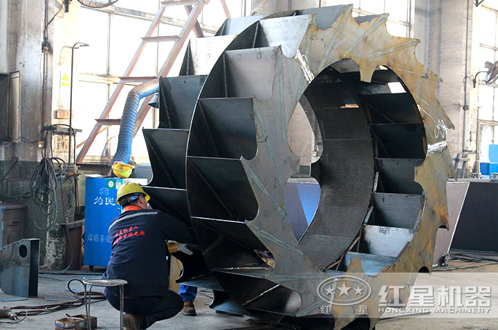 洗砂機(jī)生產(chǎn)車間 洗砂機(jī)生產(chǎn)車間