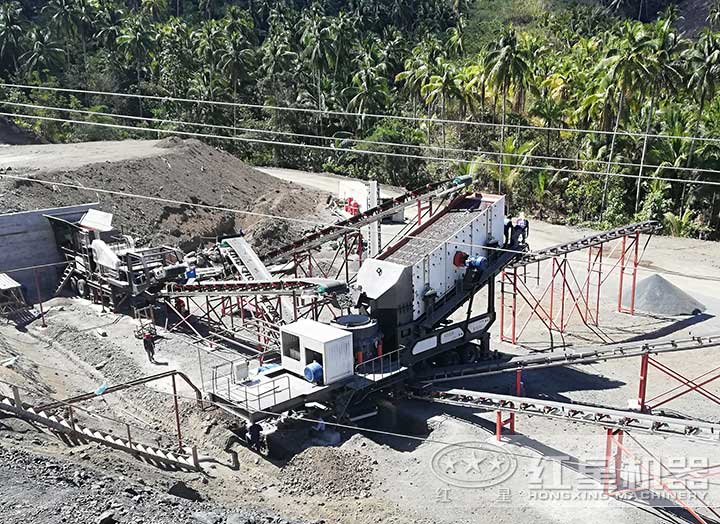 移動制砂現場 移動制砂現場