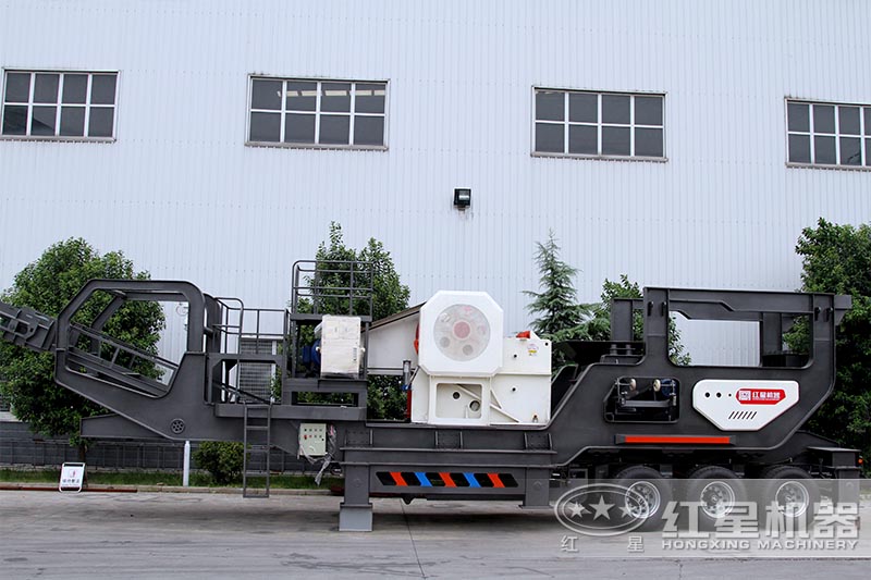時產40噸簡易式輪胎移動顎破 時產40噸簡易式輪胎移動顎破