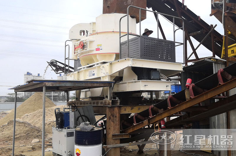 制砂機工作現場 制砂機工作現場