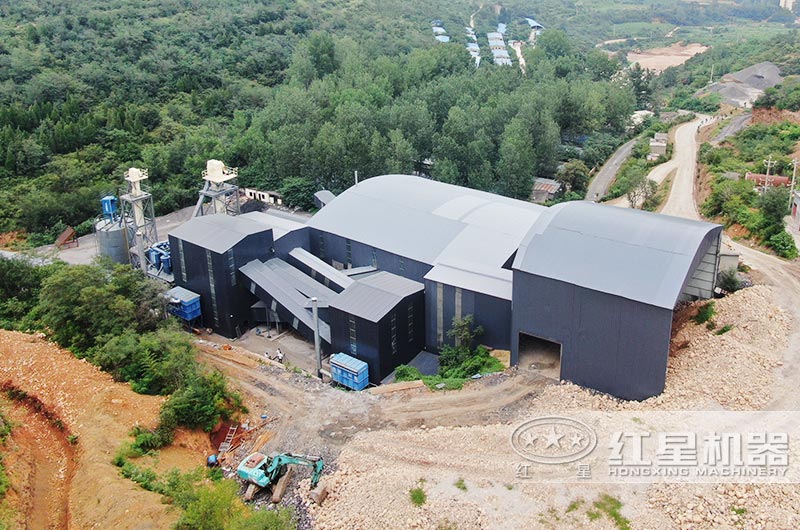 全封閉石子生產廠房 全封閉石子生產廠房