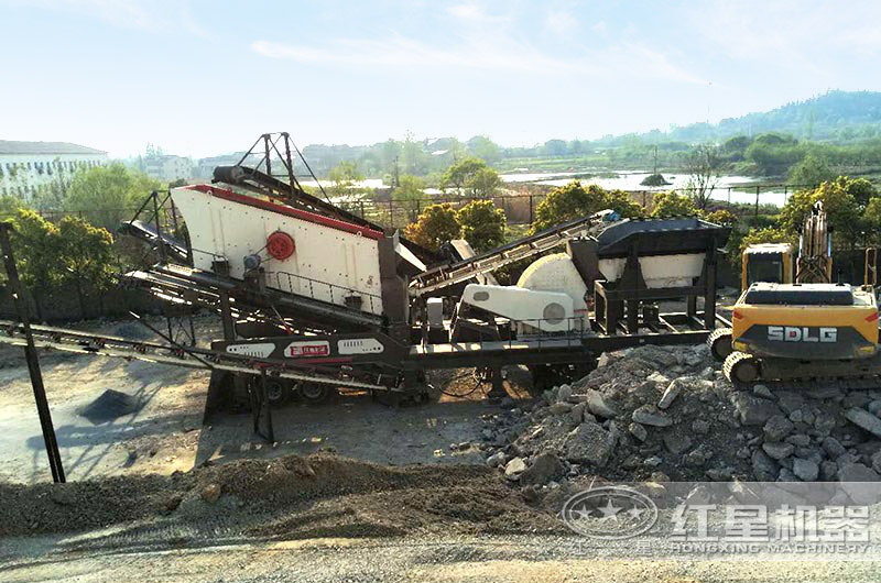 馬鞍山移動錘破生產現場 馬鞍山移動錘破生產現場