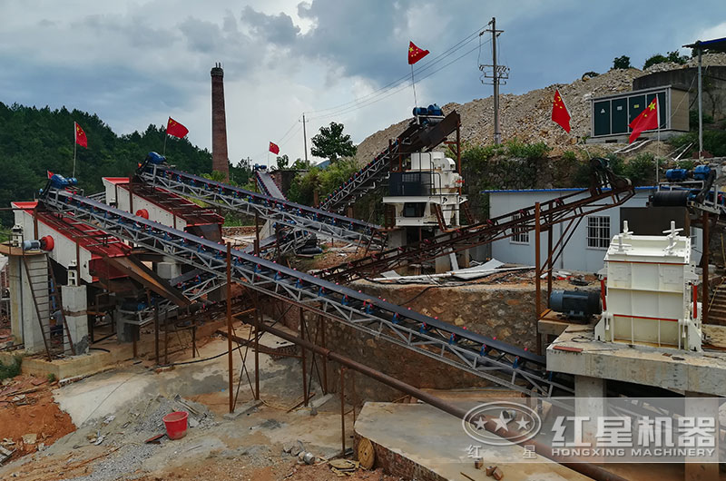 青石制砂加工客戶現場 青石制砂加工客戶現場