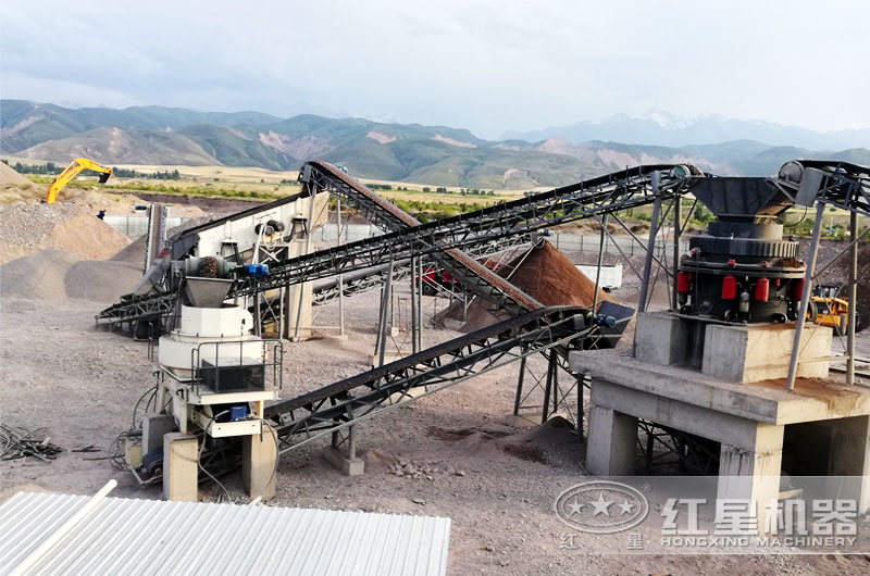 鵝卵石制砂加工生產客戶現場 鵝卵石制砂加工生產客戶現場